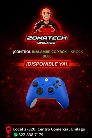 ChatGPT Image 16 mar 2026, 16_06_06 Control Inalámbrico Xbox – Shock Blue