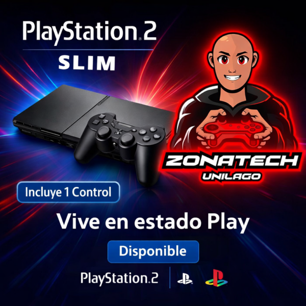 ChatGPT Image 16 mar 2026, 16_35_27 PlayStation 2 Slim (1 Control)