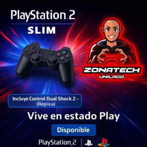 ChatGPT Image 16 mar 2026, 17_00_11 Control Dual Shock 2 – (Réplica)