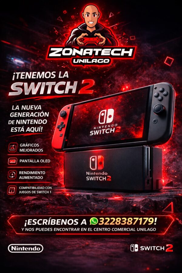 SWITCH 2 Nintendo Switch 2 (Joy-Cons Neón)
