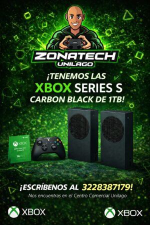 Xbox Series S Carbon Black (1TB - 1 Control)